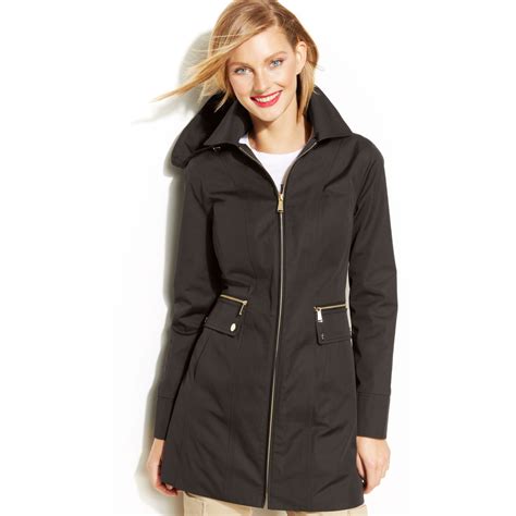 michael kors boys raincoat|michael kors raincoat with hood.